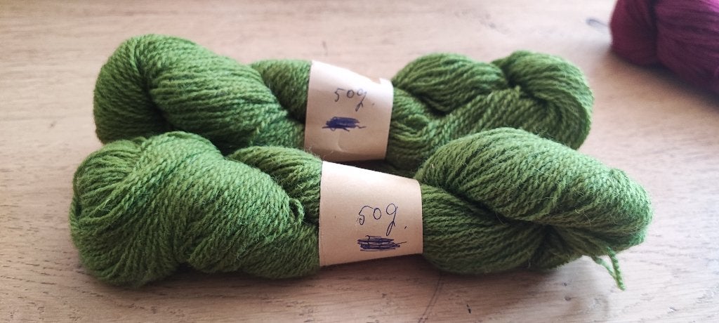 Dik breikatoen groen 100 gram, Hobby en Vrije tijd, Ophalen of Verzenden