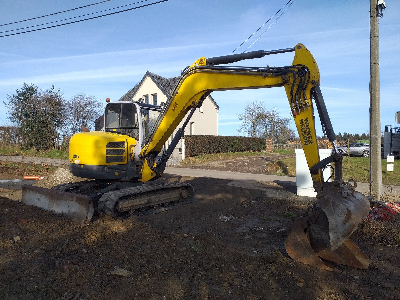 Wacker Neuson 8003 minigraafmachine, Zakelijke goederen, Machines en Bouw | Kranen en Graafmachines, Ophalen of Verzenden