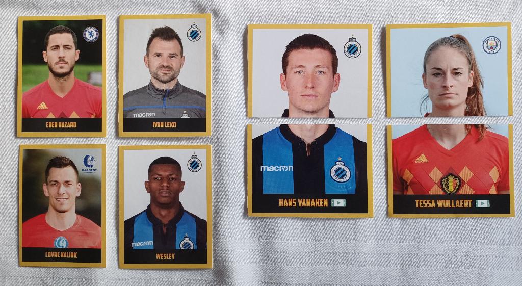 Autocollants Panini de la Soulier d'Or Pro League 2018-2019, Enlèvement ou Envoi, Comme neuf, Plusieurs autocollants