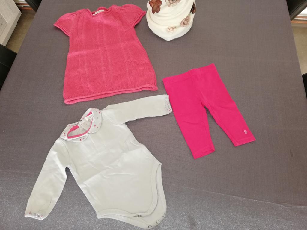 Lot vêtements bébé fille, Kinderen en Baby's, Babykleding | Maat 62, Ophalen, Meisje, Setje