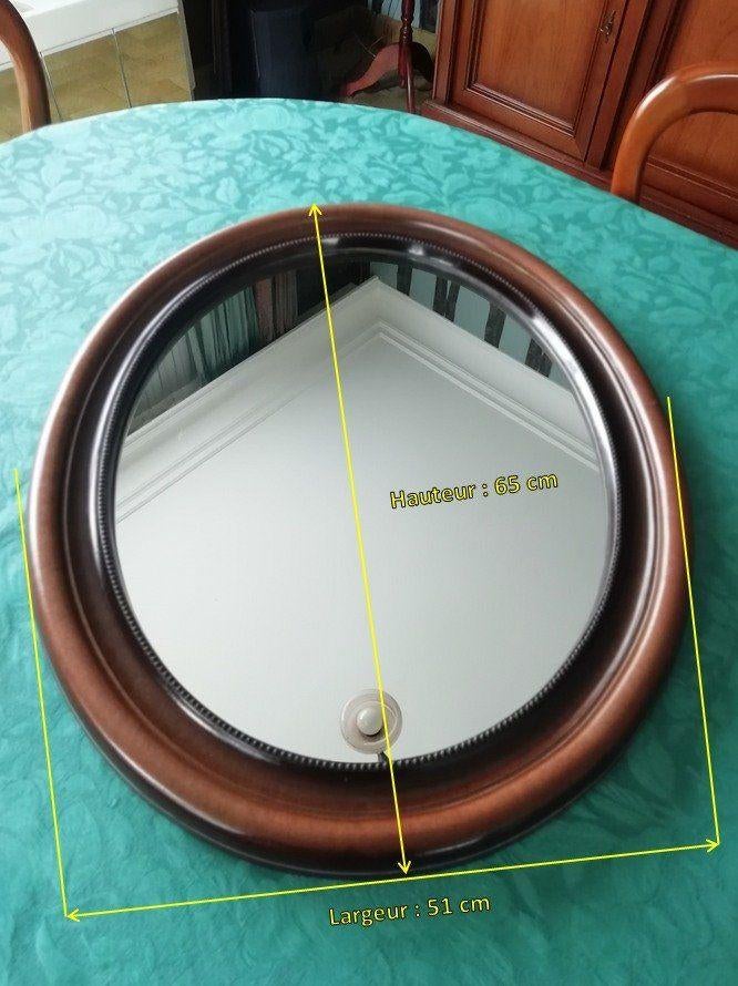 Miroir + accessoires salle de bains (Lot de trois pièces)., Moins de 100 cm, Comme neuf, Enlèvement, 50 à 75 cm