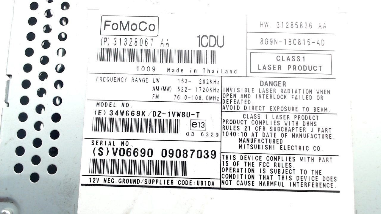Cd speler Volvo XC60, Enlèvement ou Envoi, Van der Ven Autorecycling B.V., Onderdelen@venauto.nl, Ettenseweg 76, 4706 PB Roosendaal, The Netherlands