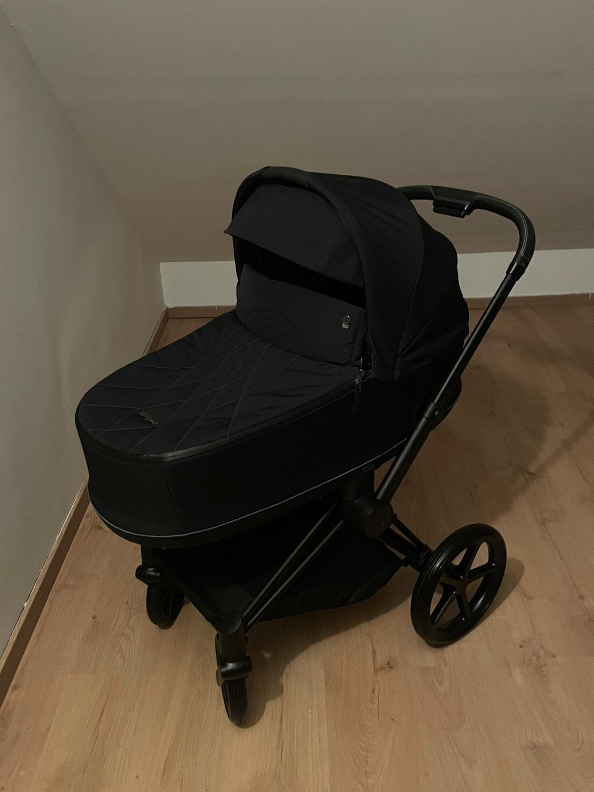 Cybex Priam Black Autostoel Cloud Z -Size & Base isofix 360, Ophalen, Zo goed als nieuw, Kinderwagen
