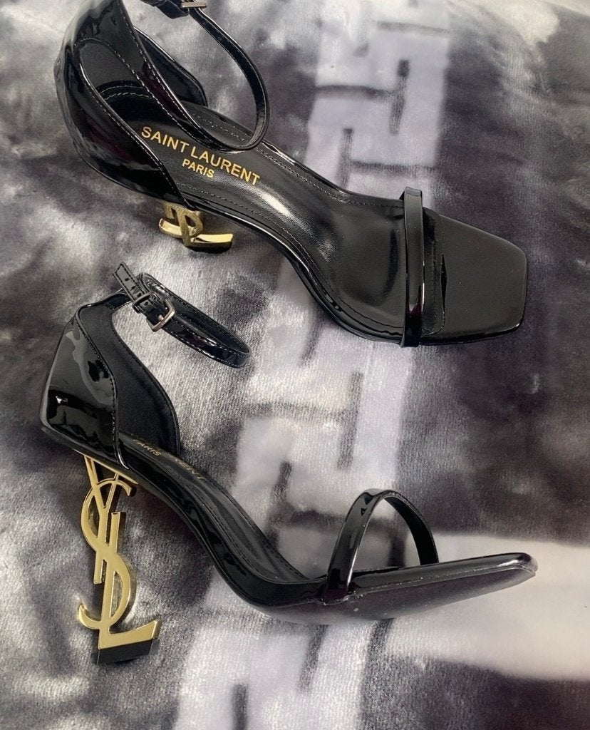 Saint Laurent YSL zwarte lakleren hakken, Kleding | Dames, Zwart, Nieuw, Saint Laurent, Ophalen of Verzenden