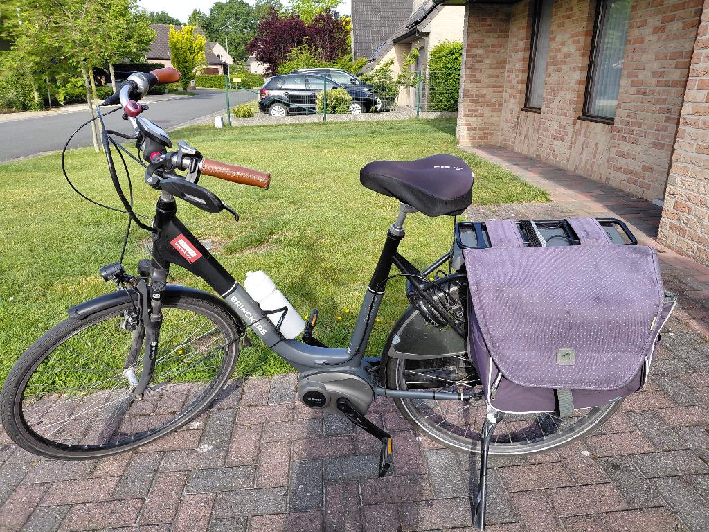 Elektrische damesfiets - kader 57, Velgrem, 56 cm of meer, Ophalen, Overige merken