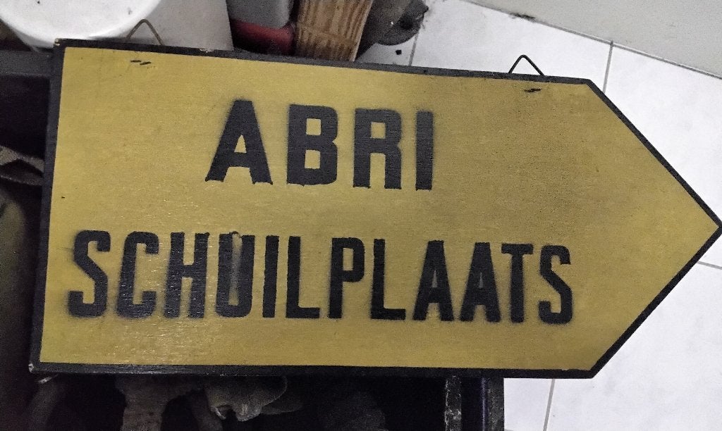 PANNEAU ABRI-SCHUILPLAATS, Enlèvement ou Envoi, Autres, Autres types