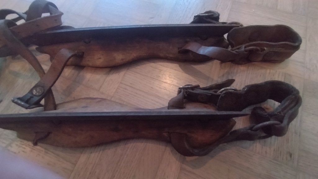 oude schaatsen - vintage, Ophalen