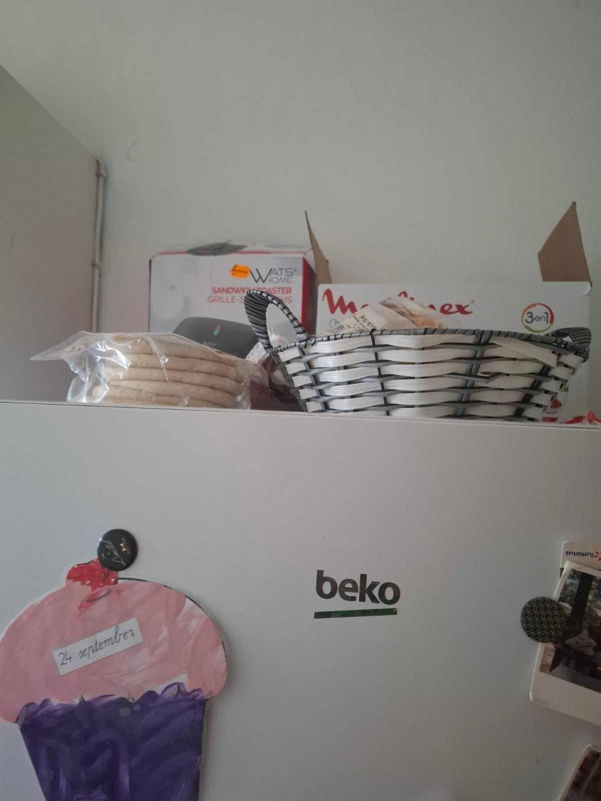 koelkast en gas fornuis, Ophalen