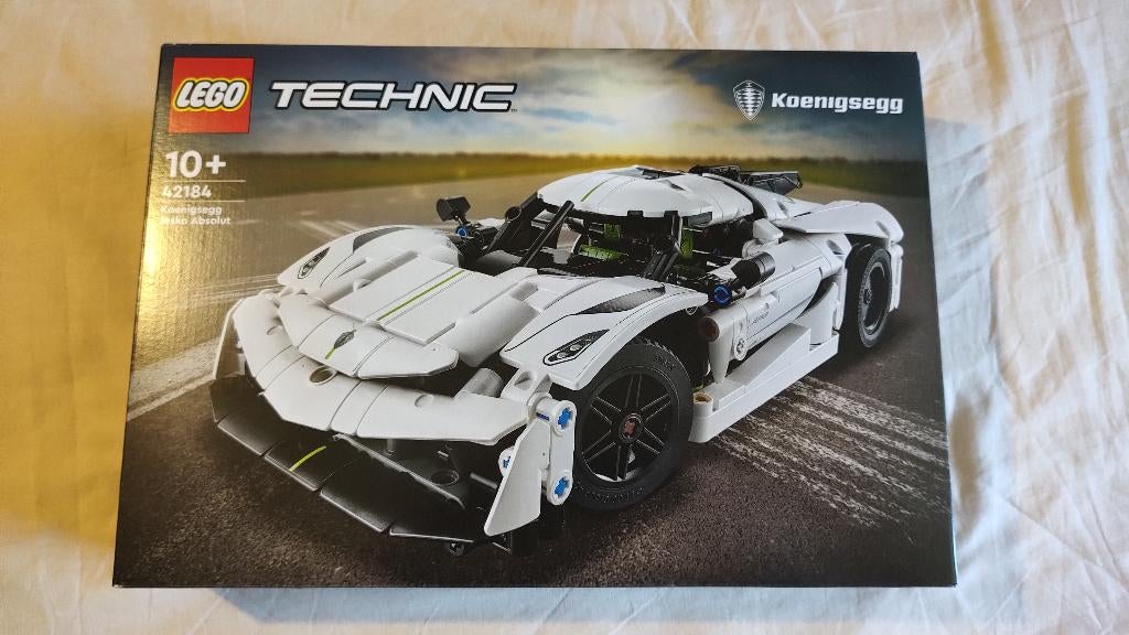 Lego Technic 42184 – Koenigsegg Jesko Absolut - wit, Lego, Nieuw, Ophalen of Verzenden, Technic
