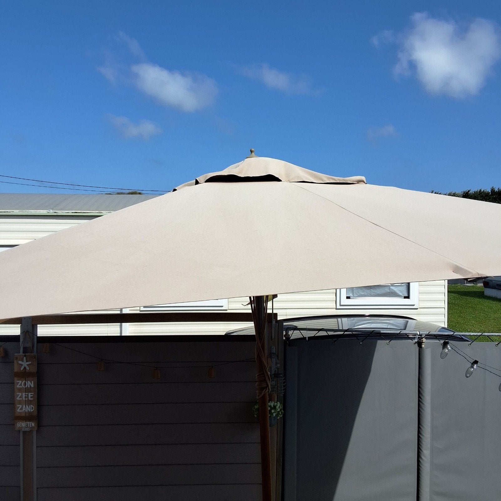Parasol Bristol 3m/3m, Tuin en Terras, Partytenten, Ophalen