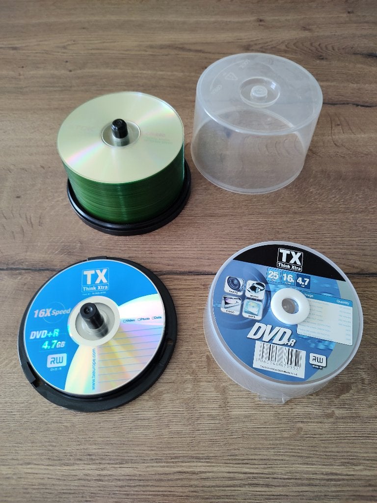 CD-R en DVD-RW (lot), Computers en Software, Beschrijfbare discs, Ophalen, Nieuw, Cd, Op spindel