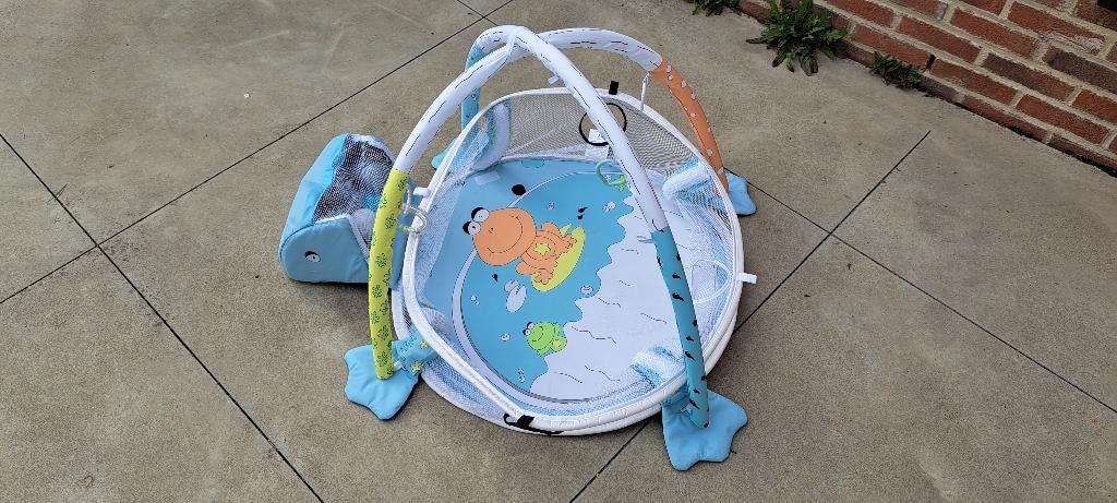 Baby ballenbad met ballen en spiegel en speelgoed, Ophalen, Zo goed als nieuw, Speelkleed
