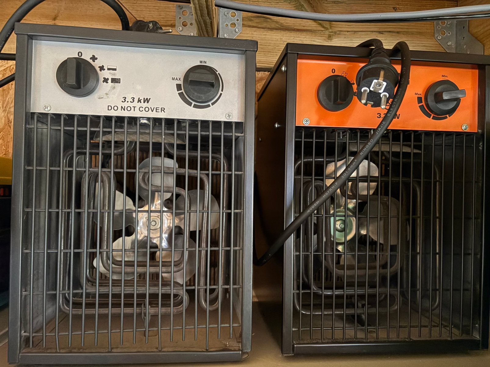 Werkplaatskachel / verwarming werf, Ophalen, Zo goed als nieuw