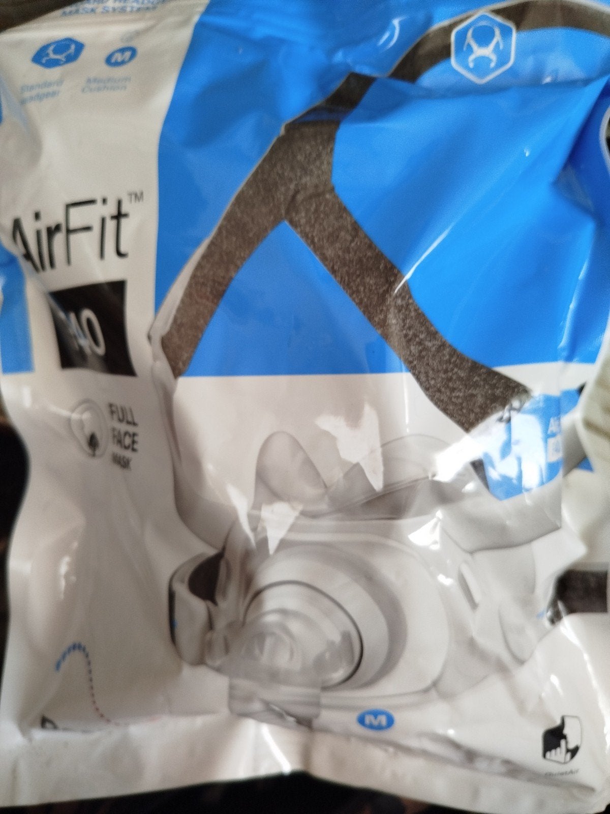 Nieuw ResMed AirFit F40 Volgelaatsmasker (Maat M) – Geseald, Verzenden, Nieuw