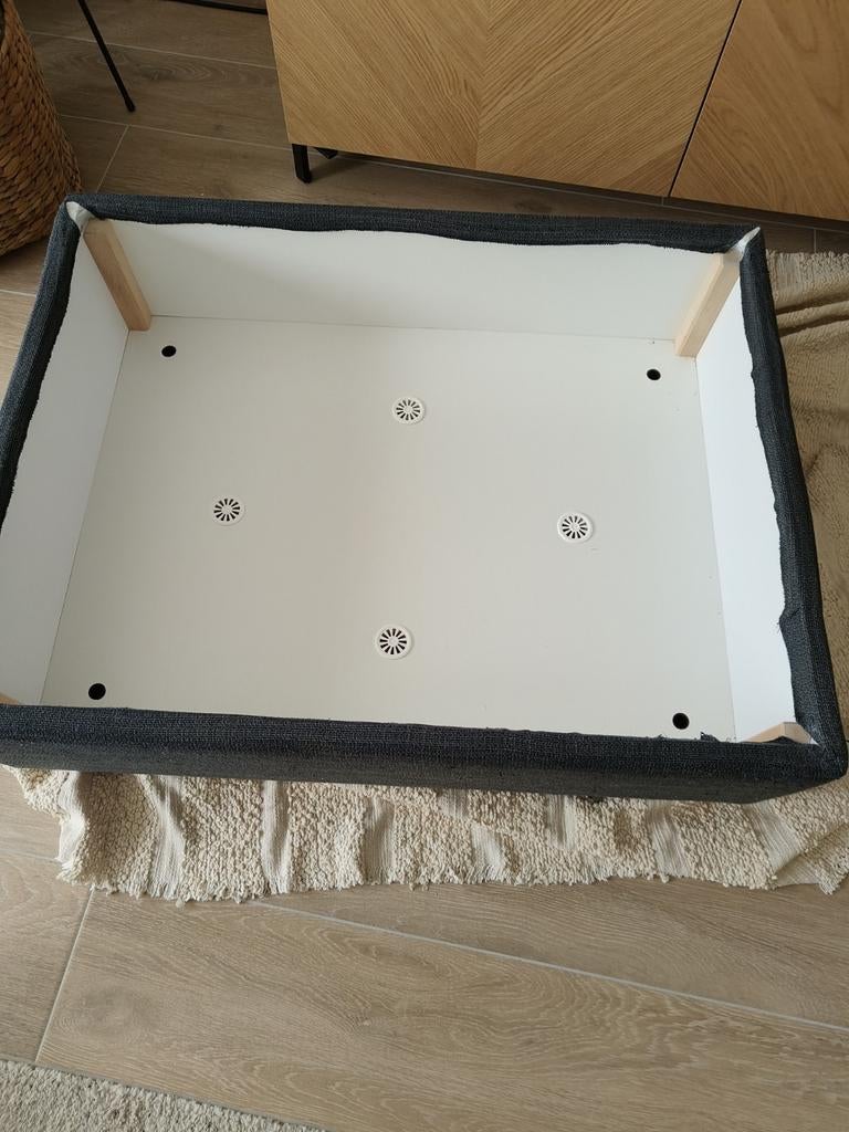 Opbergpoef kivik Ikea grijs, Ophalen, Stof
