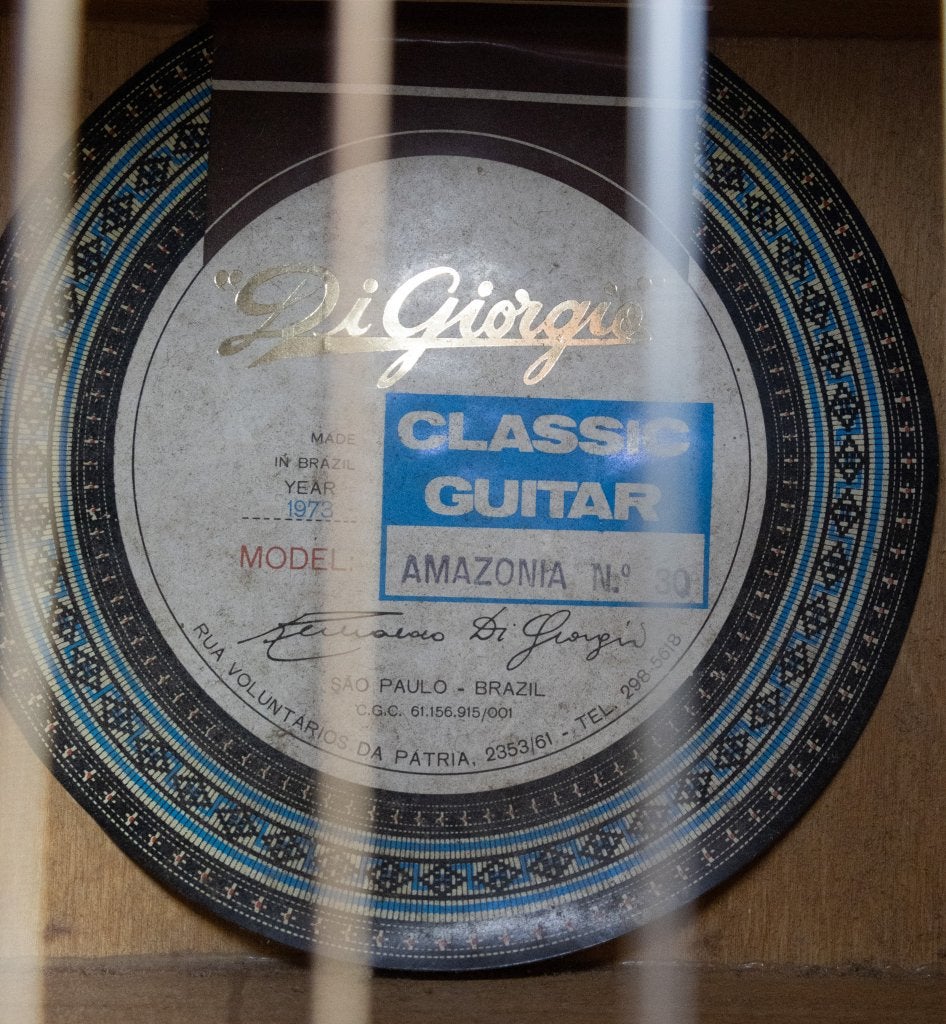 guitare classique Di Giorgio modèle Amazonia de 1973, Enlèvement, Utilisé, Guitare classique ou espagnole