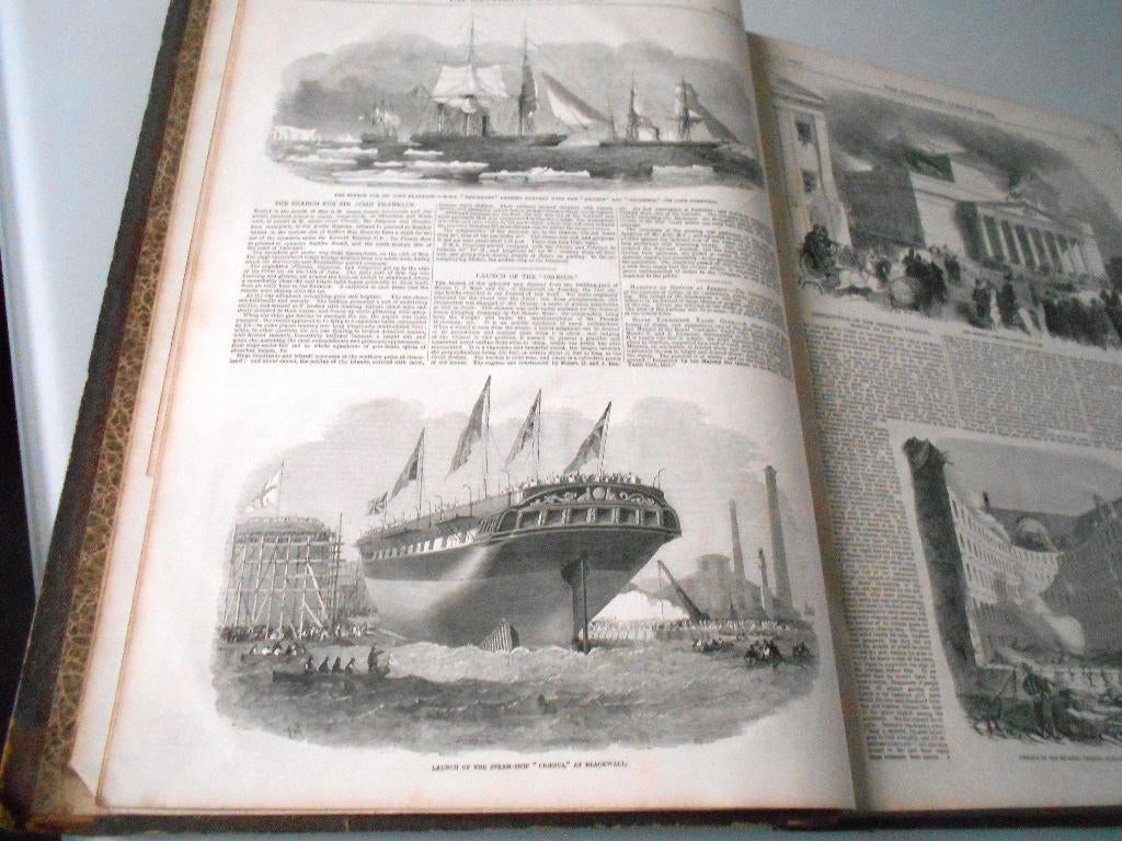 anciens magazines "The illustrated London News" reliés 1863, Enlèvement ou Envoi
