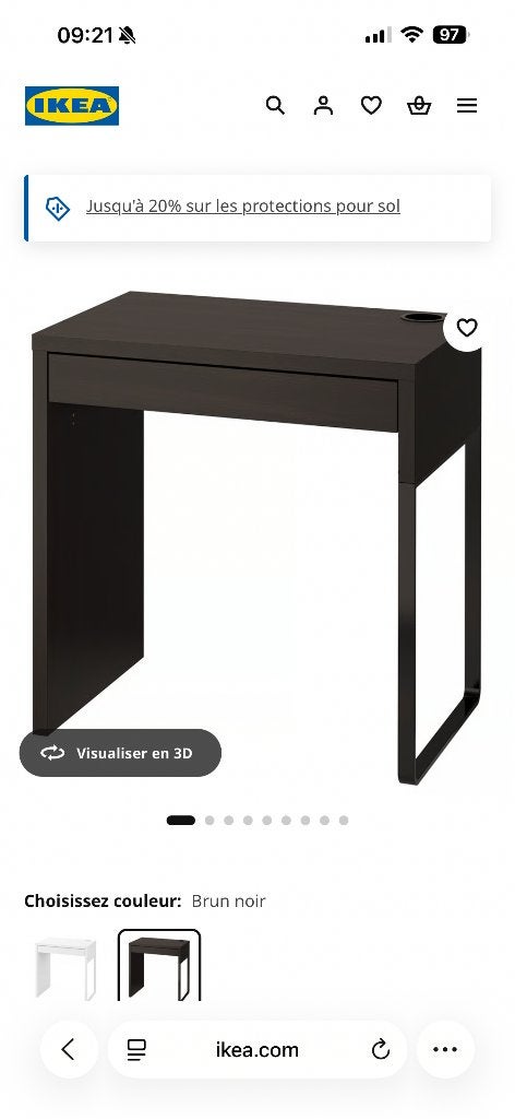Bureau, Maison & Meubles, Bureau d'écolier, Classique, 73 cm, 50 cm