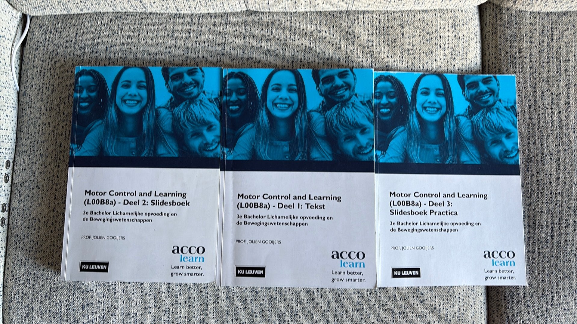 Motor Control and Learning (L00B8a) - Deel 1/2/3: Slidesboek, Boeken, Ophalen of Verzenden, Zo goed als nieuw, Hoger Onderwijs