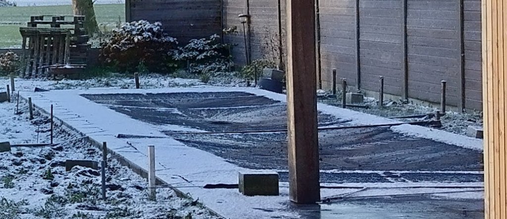 winterzeil zwembad, Ophalen, Gebruikt, Afdekzeil