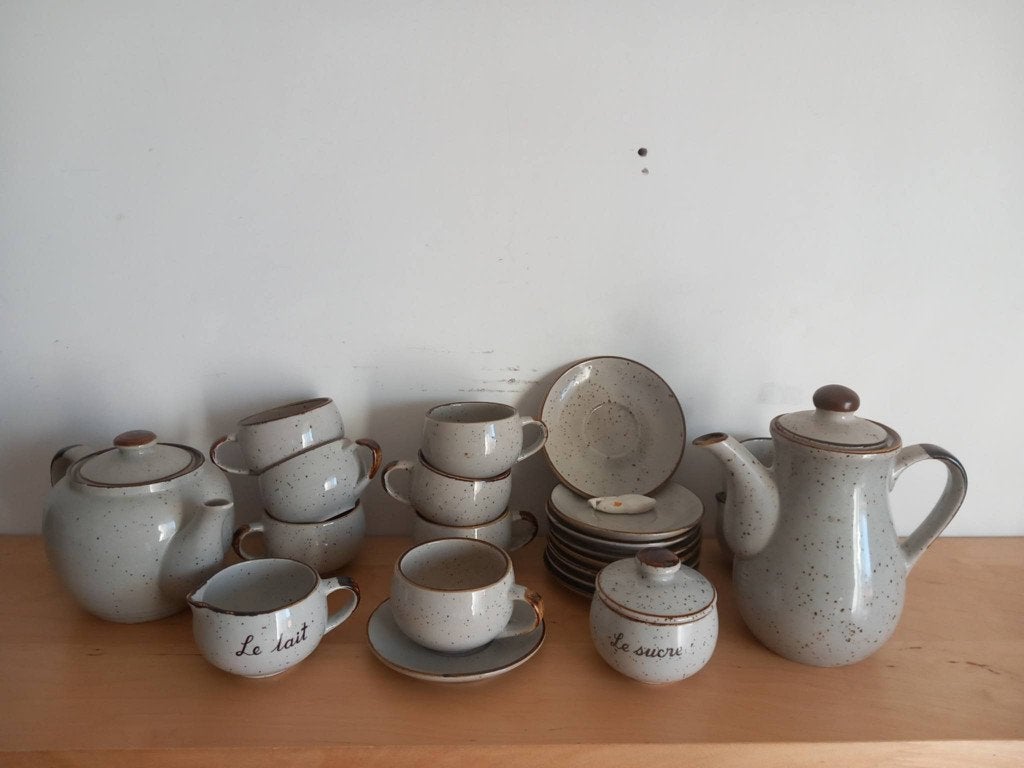 Service à café et à thé – 22 pièces, Maison & Meubles, Enlèvement, Utilisé, Théière