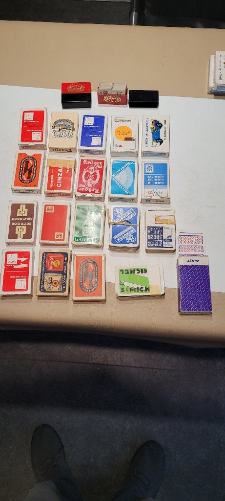 lot oude speelkaarten (2iv292/nr8), Verzamelen, Ophalen of Verzenden, Speelkaart(en)