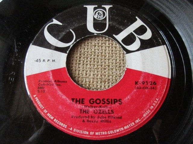 The Ozells – The Gossips / Please Don't Go, Pressage original, 7 inch, Utilisé, R&B et Soul