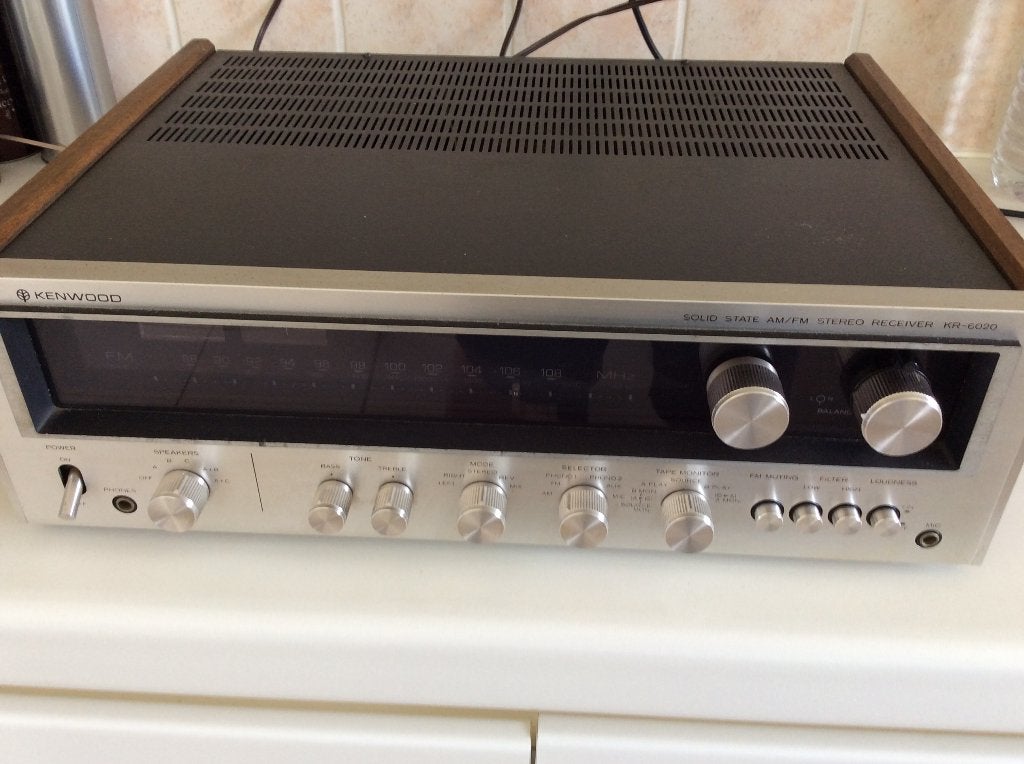 Kenwood Solid State AM/FM Stereo Receiver KR-6020, Antiek en Kunst, Ophalen of Verzenden