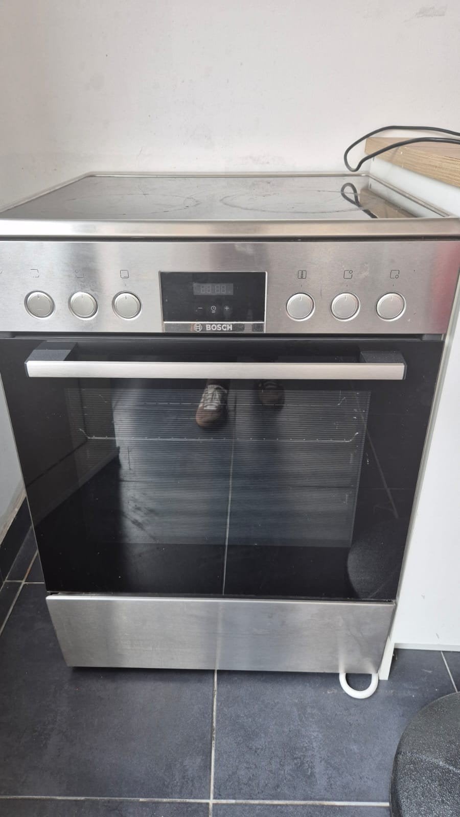 keramische fonuis met oven, Elektronische apparatuur, Fornuizen, Ophalen, Keramisch, 4 kookzones