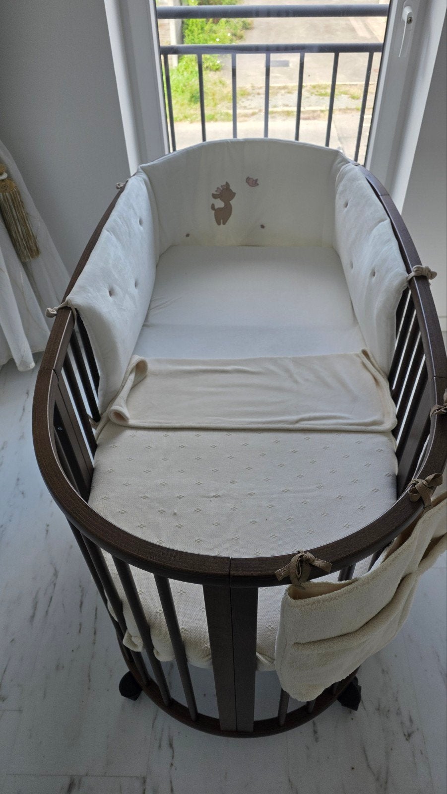 ️ Sleepy Cradle met extensie - Nieuw! Garantie, Ophalen, Ledikant