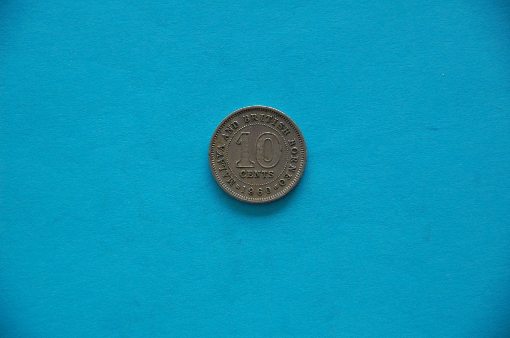 MALAISIE ET BORNÉO : 10 cents 1960, Timbres & Monnaies, Envoi, Asie du Sud Est, Monnaie en vrac