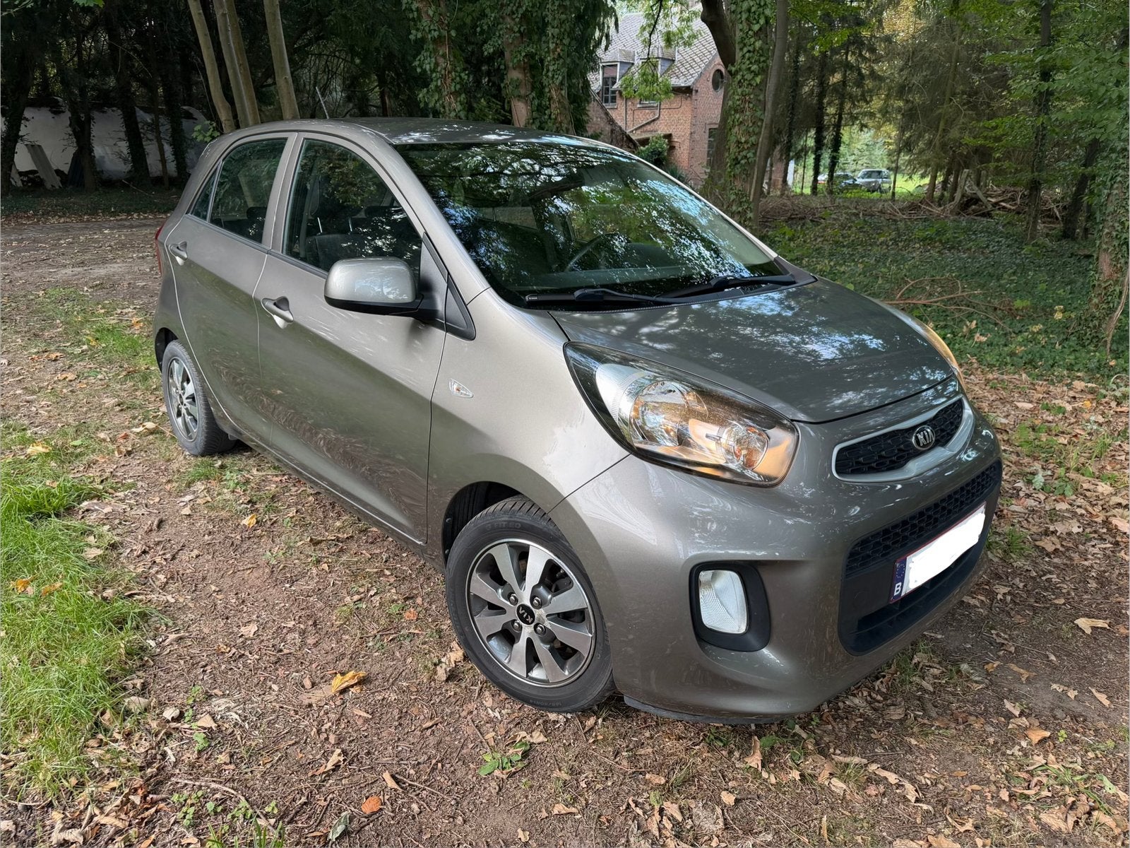 Kia Picanto 1.0 Navi - 1ste eigenaar - perfecte stadswagen, Auto's, Voorwielaandrijving, Dealer onderhouden, Stof, Beige