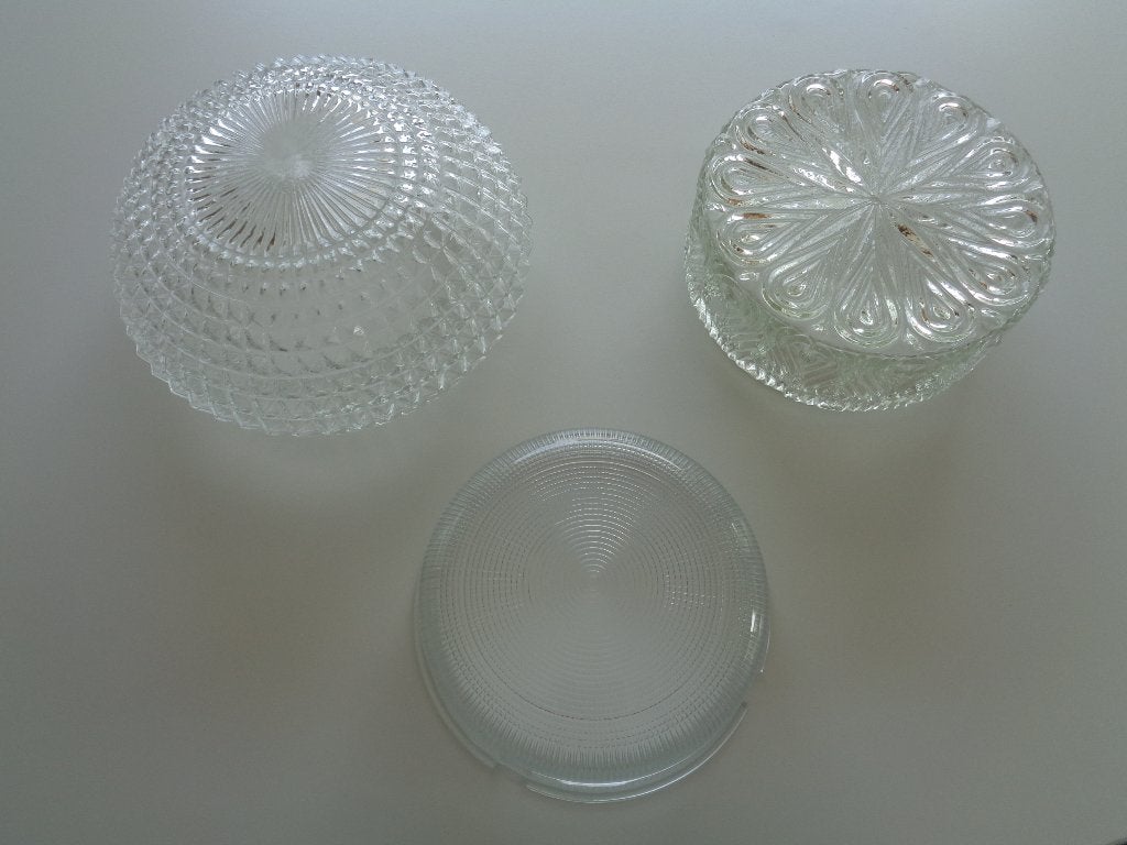 lamp armaturen in glas / retro, Ophalen, Waterbestendig, Plafondlamp, Glas