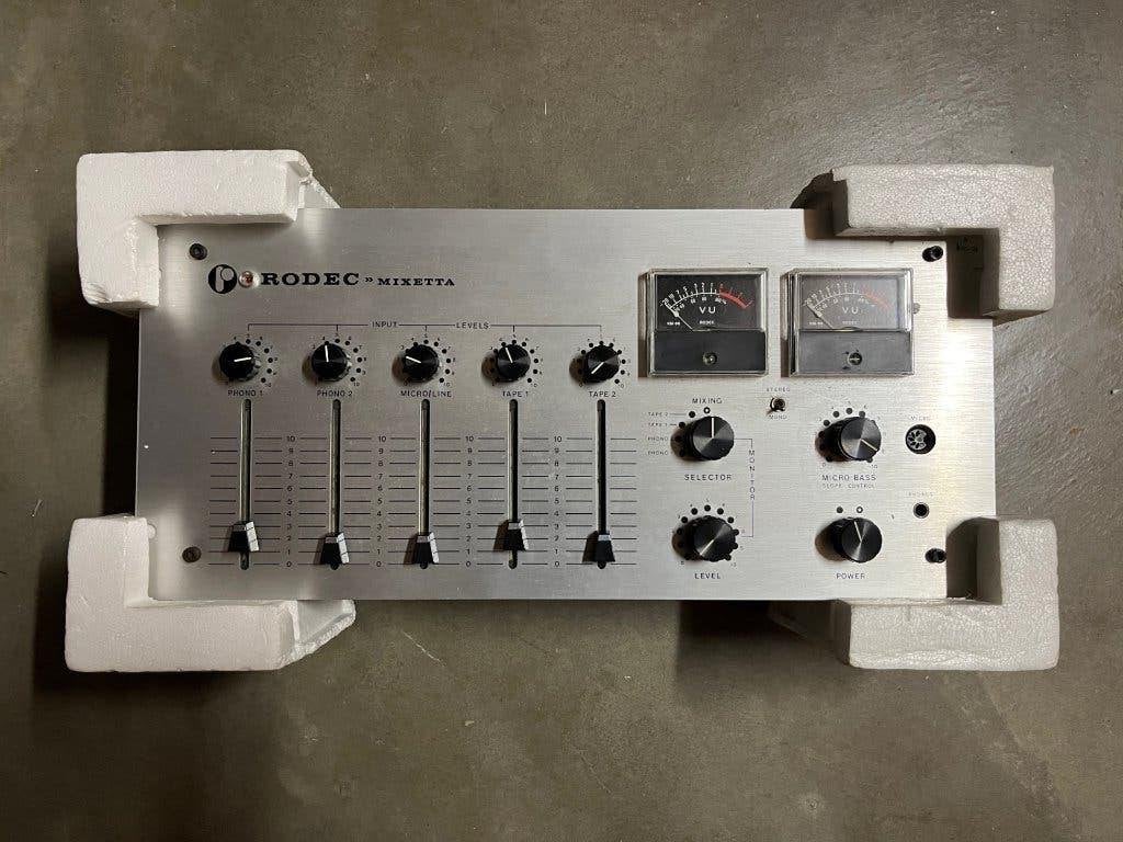 Table de mixage Rodec, Muziek en Instrumenten, Ophalen of Verzenden, Zo goed als nieuw, 5 tot 10 kanalen, Microfooningang