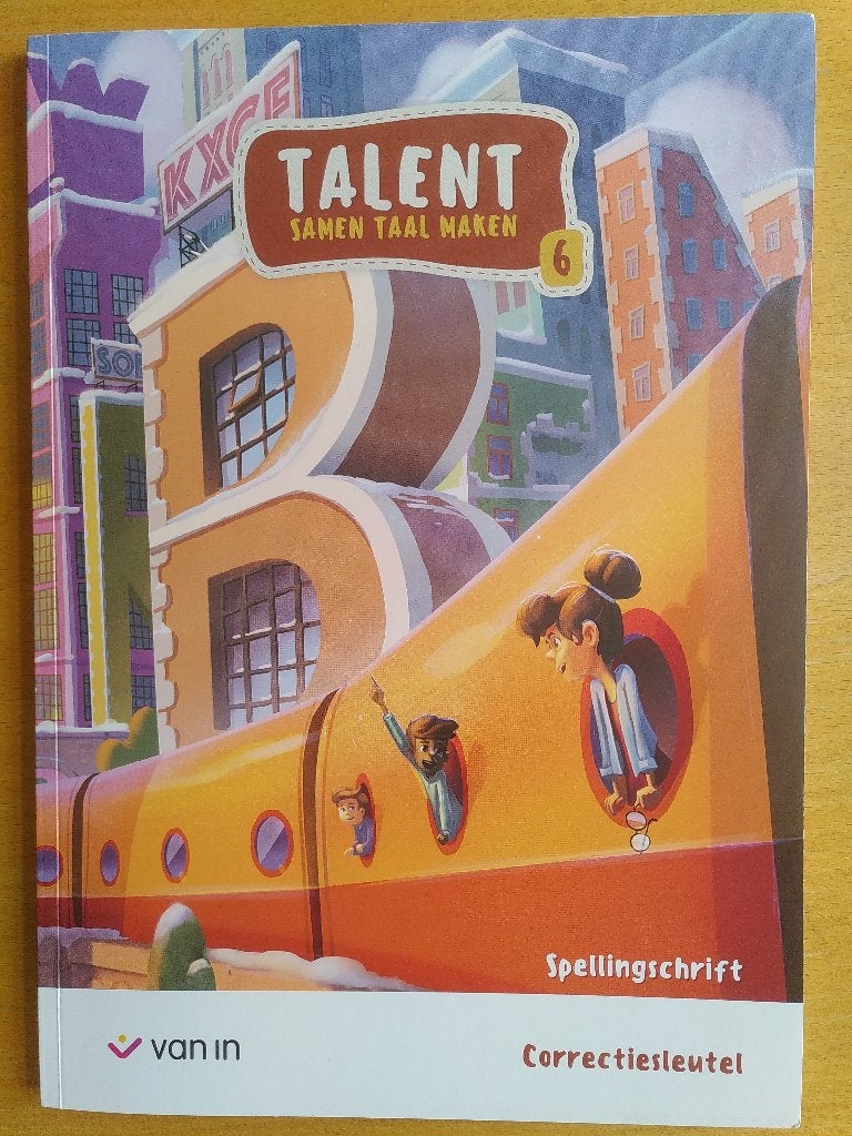 Van In - Talent-Samen Taal Maken 6-Correctiesleutel, Boeken, Delfine Beyaert, Ophalen of Verzenden, Zo goed als nieuw, Nederlands