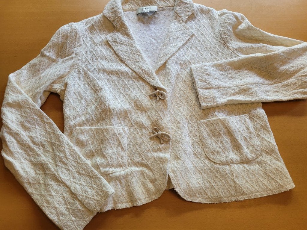 veste courte blanche, Vêtements | Femmes, Vestes & Costumes, Gigue, Enlèvement ou Envoi, Taille 36 (S), Comme neuf