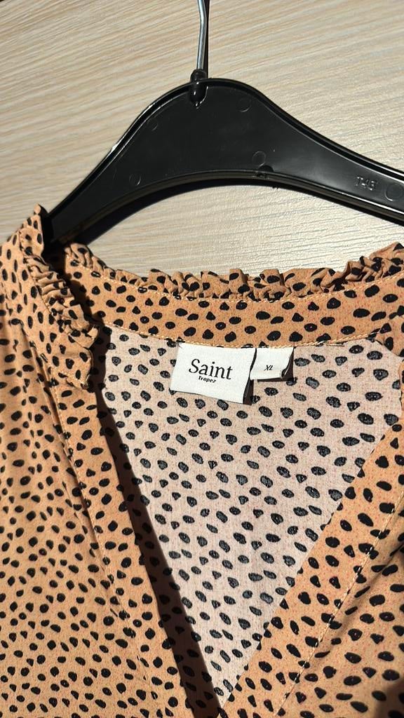 Zomers kleed saint xl, Kleding | Dames, Jurken, Ophalen of Verzenden, Zo goed als nieuw, Beige