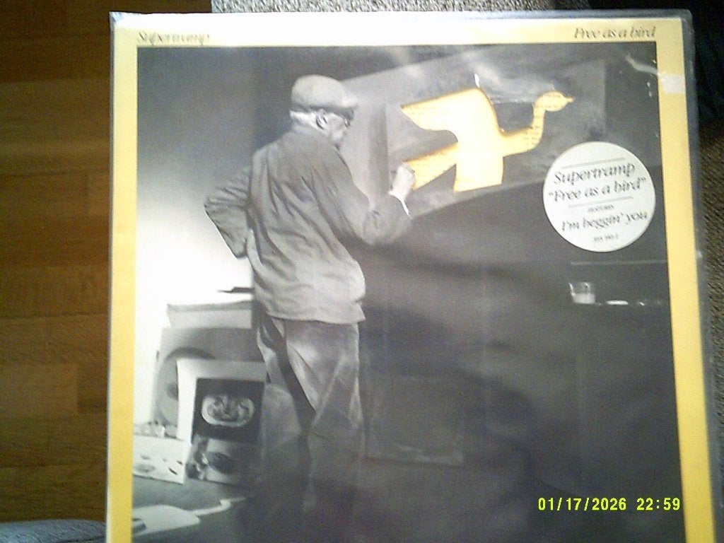 Supertramp – Free As A Bird/ vinyl lp ZGST., Cd's en Dvd's, Vinyl | Rock, Zo goed als nieuw, Poprock, Beschermende buitenhoes