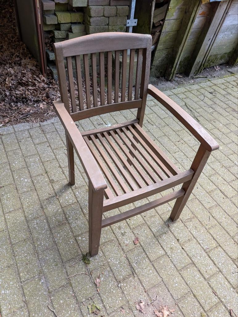 Teaken stoelen, Tuin en Terras, Ophalen