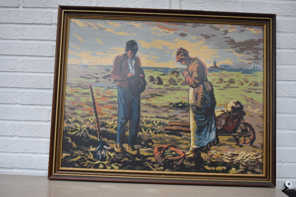 geeborduurde afbeeldingen van DE ANGELUS,, Antiek en Kunst, Ophalen of Verzenden