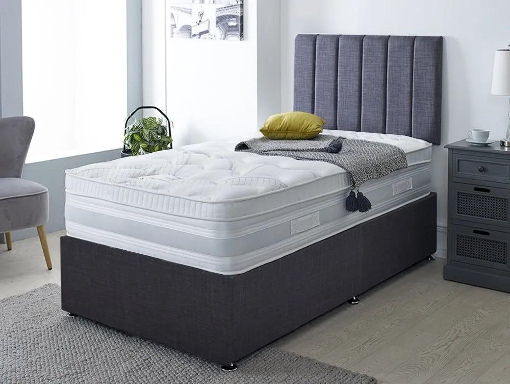 Price Drop Fast Delivery Divan Bed 90x200cm | Luxury Finish, Ophalen of Verzenden, Ingebouwde pomp, Nieuw, 1-persoons