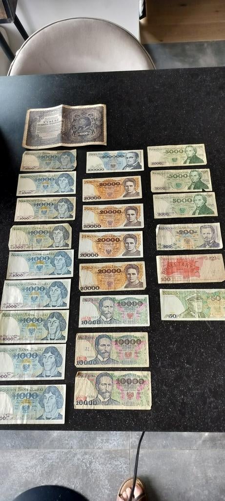 Billets de banque - monnaie POLOGNE 24 pièces, Enlèvement ou Envoi
