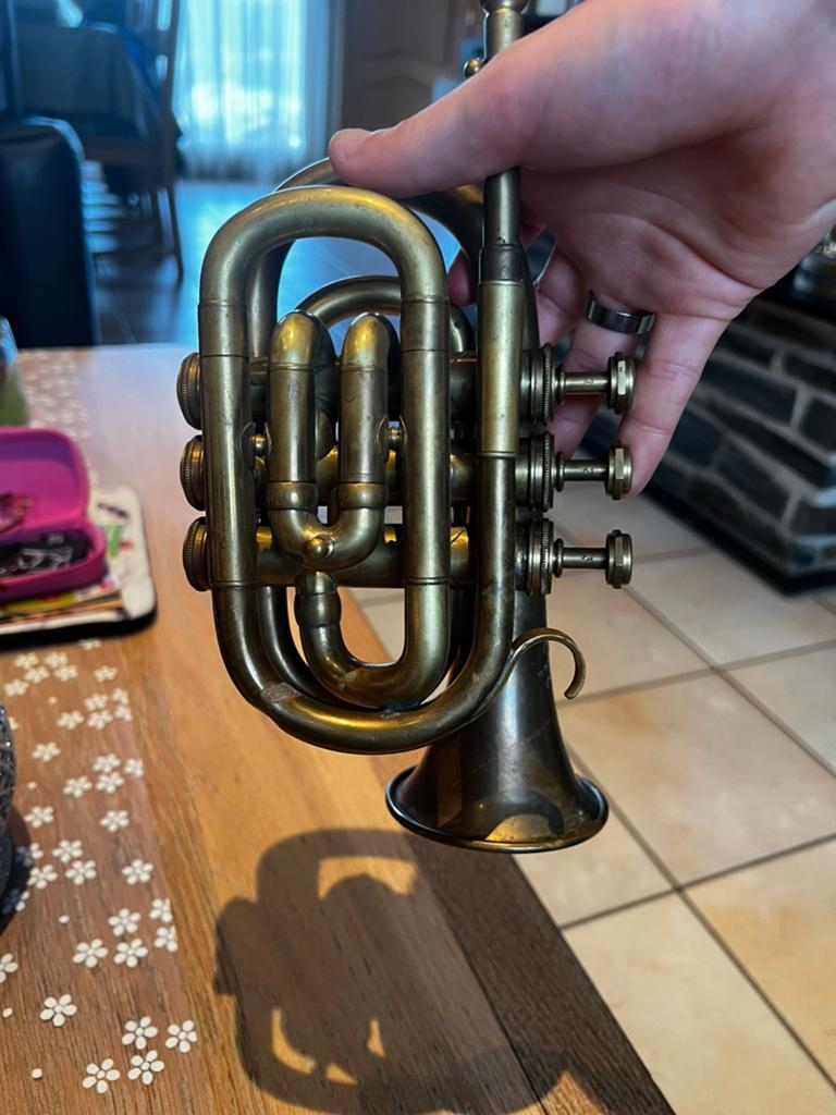 Trompette Brass Cornet Boosey & Co. Numéro de série 84059, Enlèvement ou Envoi, Utilisé