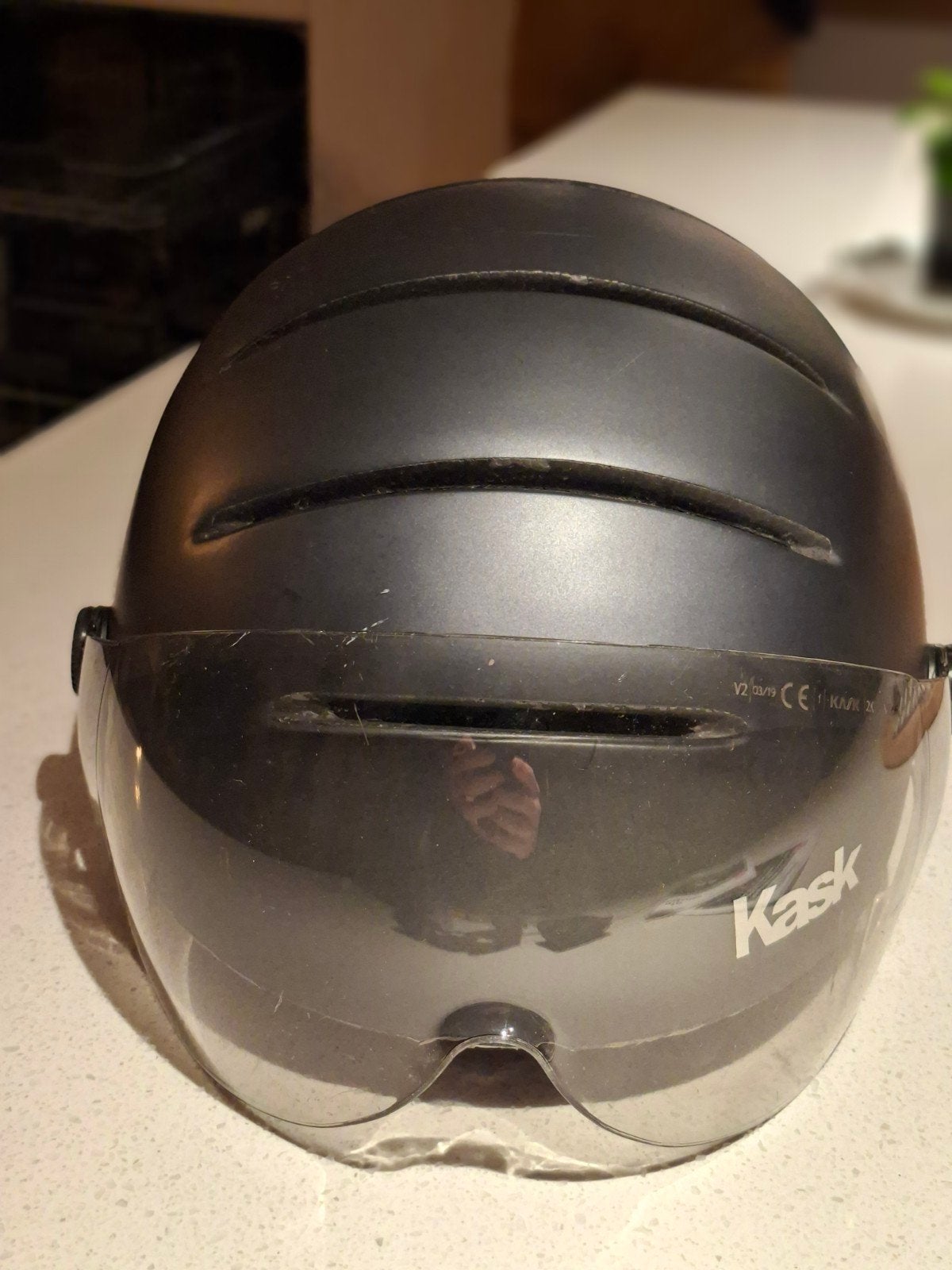 Kask fietshelm, Ophalen