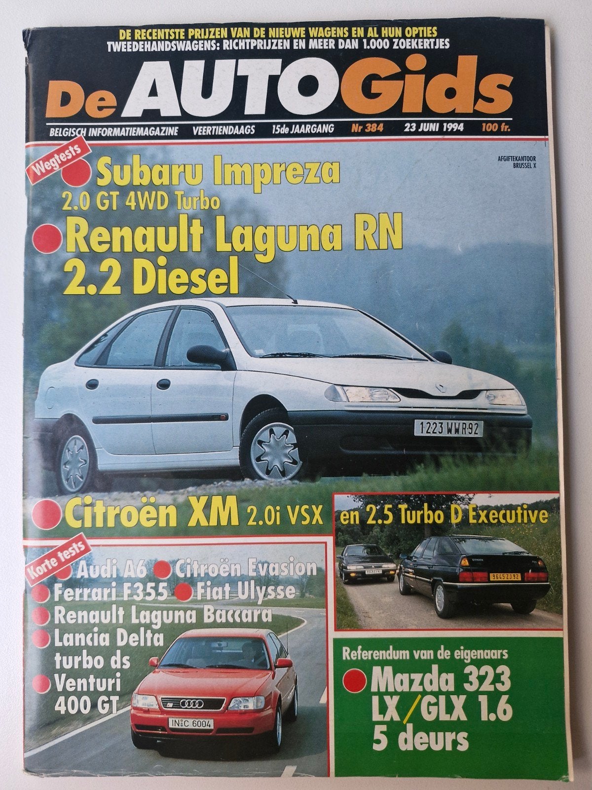 Autogids 384, Enlèvement ou Envoi