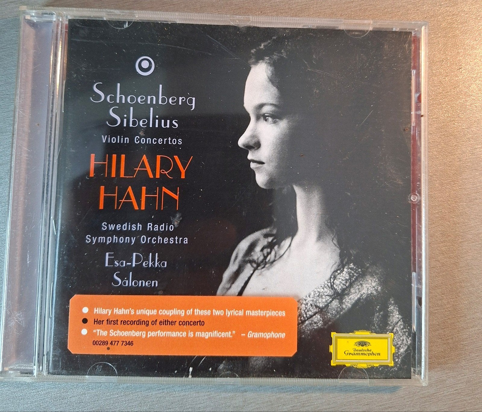 Cd. Schoenberg/Sibelius. (DG, Hilary Hahn)., Ophalen of Verzenden