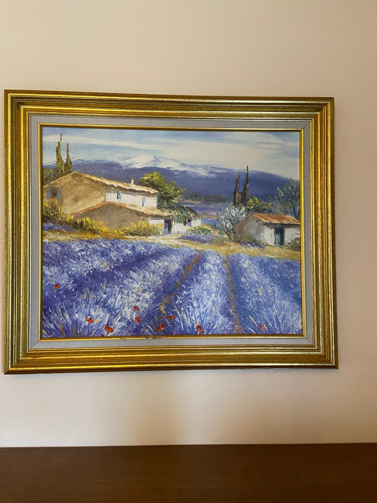 Kader - reproductie - Provence landschap, Enlèvement, Paysage