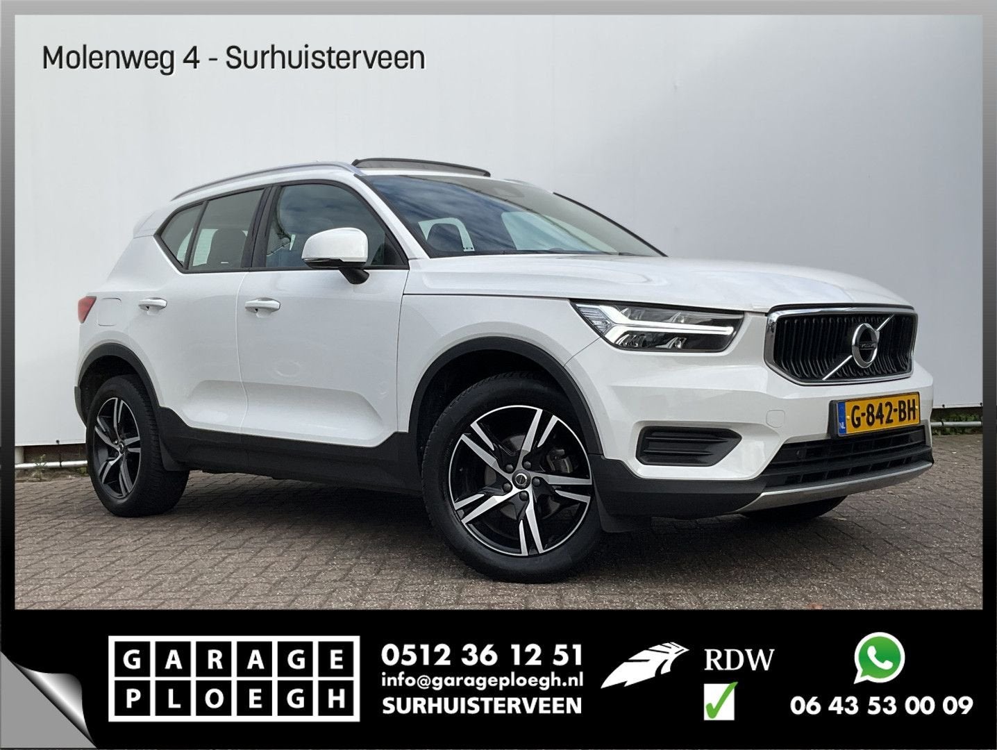 Volvo XC40 1.5 T3 Momentum Pro Panoramadak Hoge zit Trekhaak, Auto's, Automaat, Overige modellen, Wit, Bedrijf