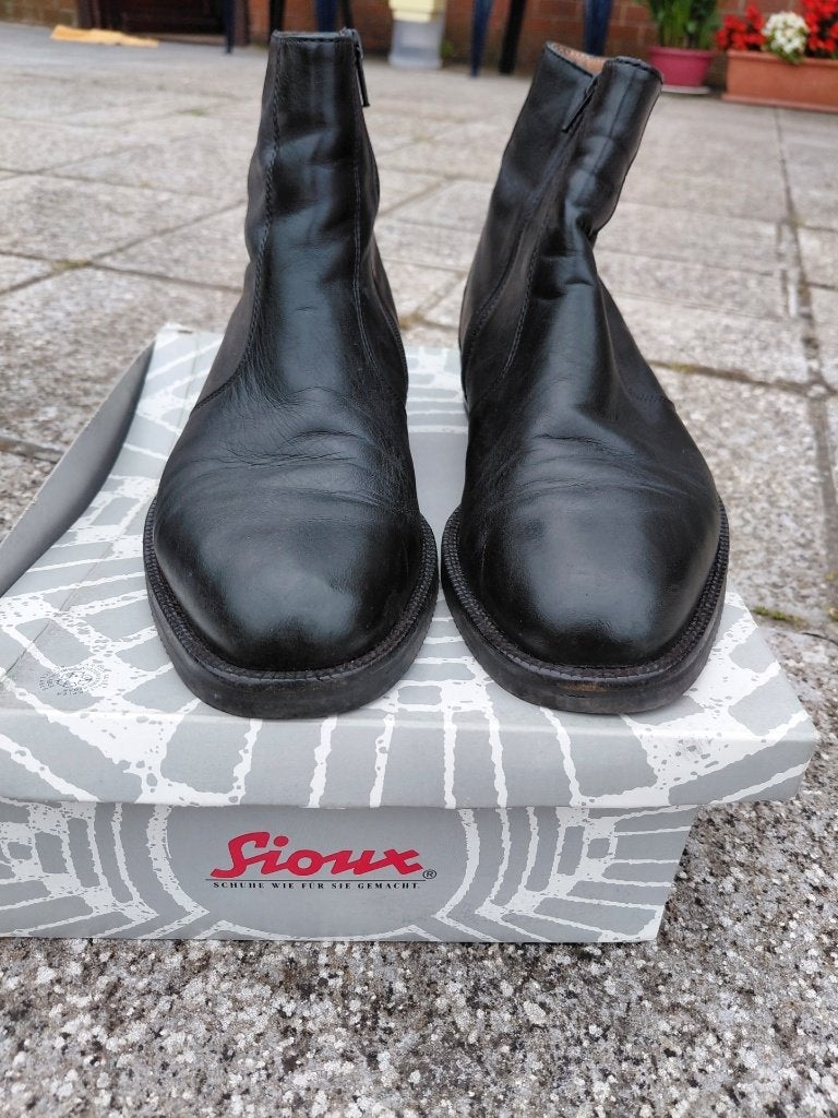 Bottines Sioux, Kleding | Heren, Schoenen, Zwart, Boots, Ophalen of Verzenden, Zo goed als nieuw