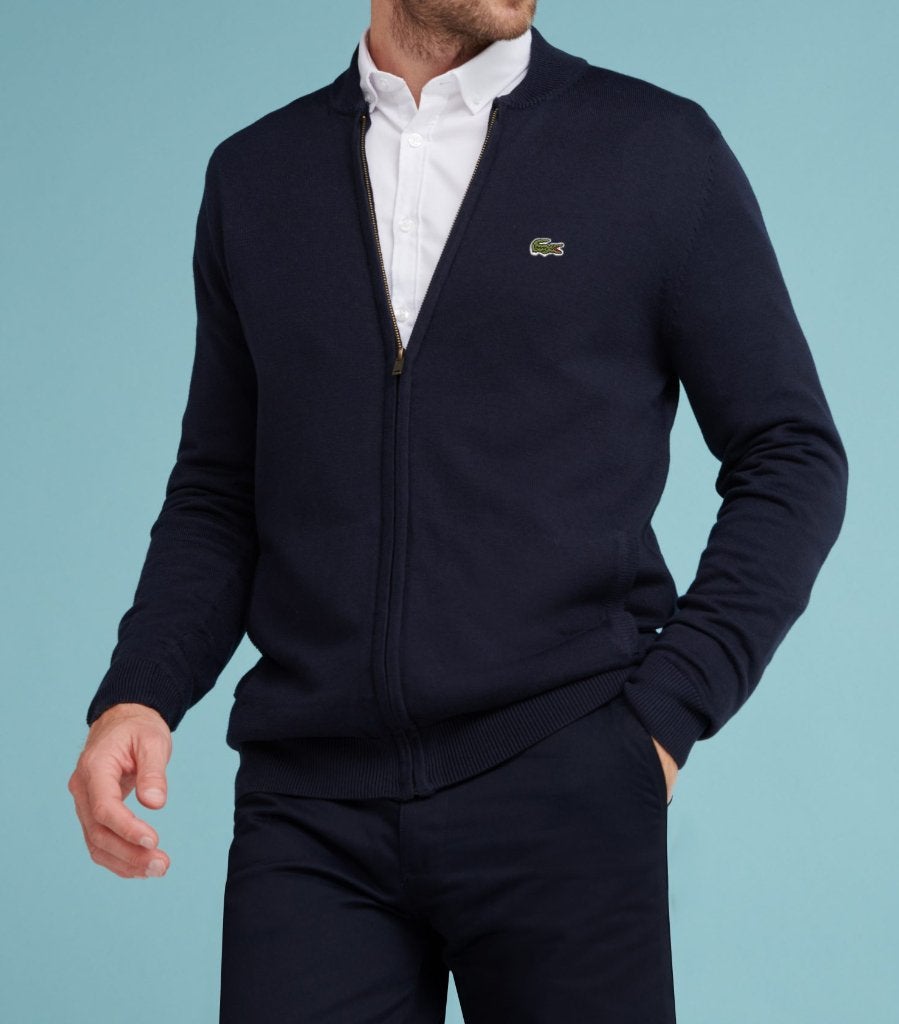 Lacoste Vest Cardigan Rits 3 kleuren S,M,L,XL,2XL,3XL Nieuw, Kleding | Heren, Truien en Vesten, Nieuw, Overige maten, Overige kleuren